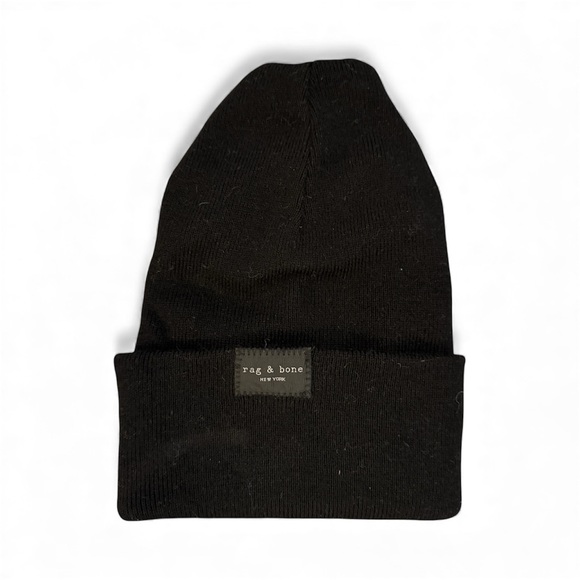rag & bone Accessories - Rag & Bone Black Wool Beanie